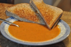 Grill Cheese and Tomato Soup